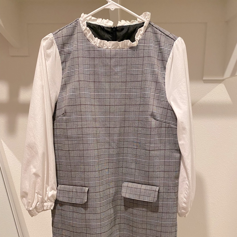 plaid dress Small